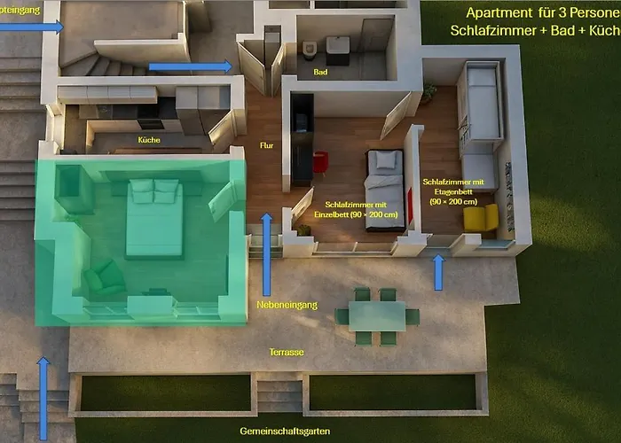 Llapartments Nord アパート *